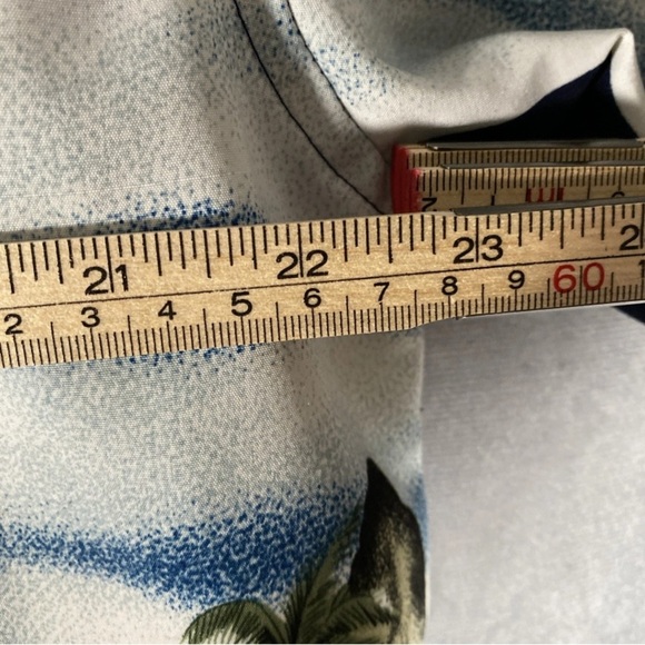 Hawaiian Camp Shirt Sz L Button Down Surf Woody Beach Vintage Car Print Floral - Picture 3 of 8